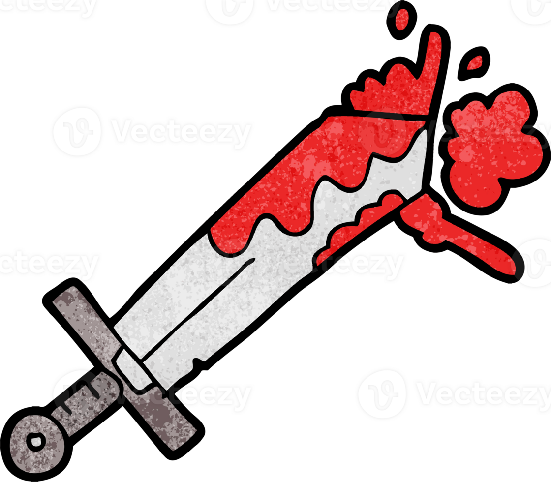 bloody cartoon sword png
