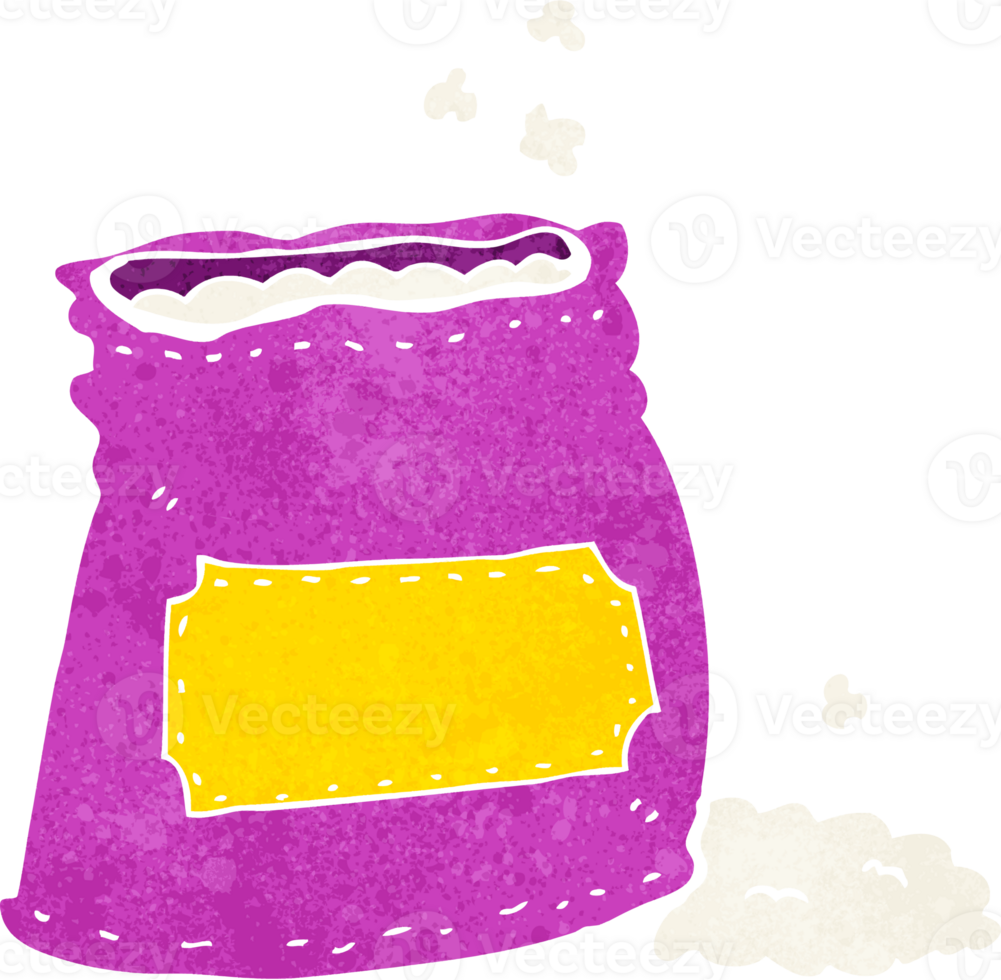 cartoon bag of flour png