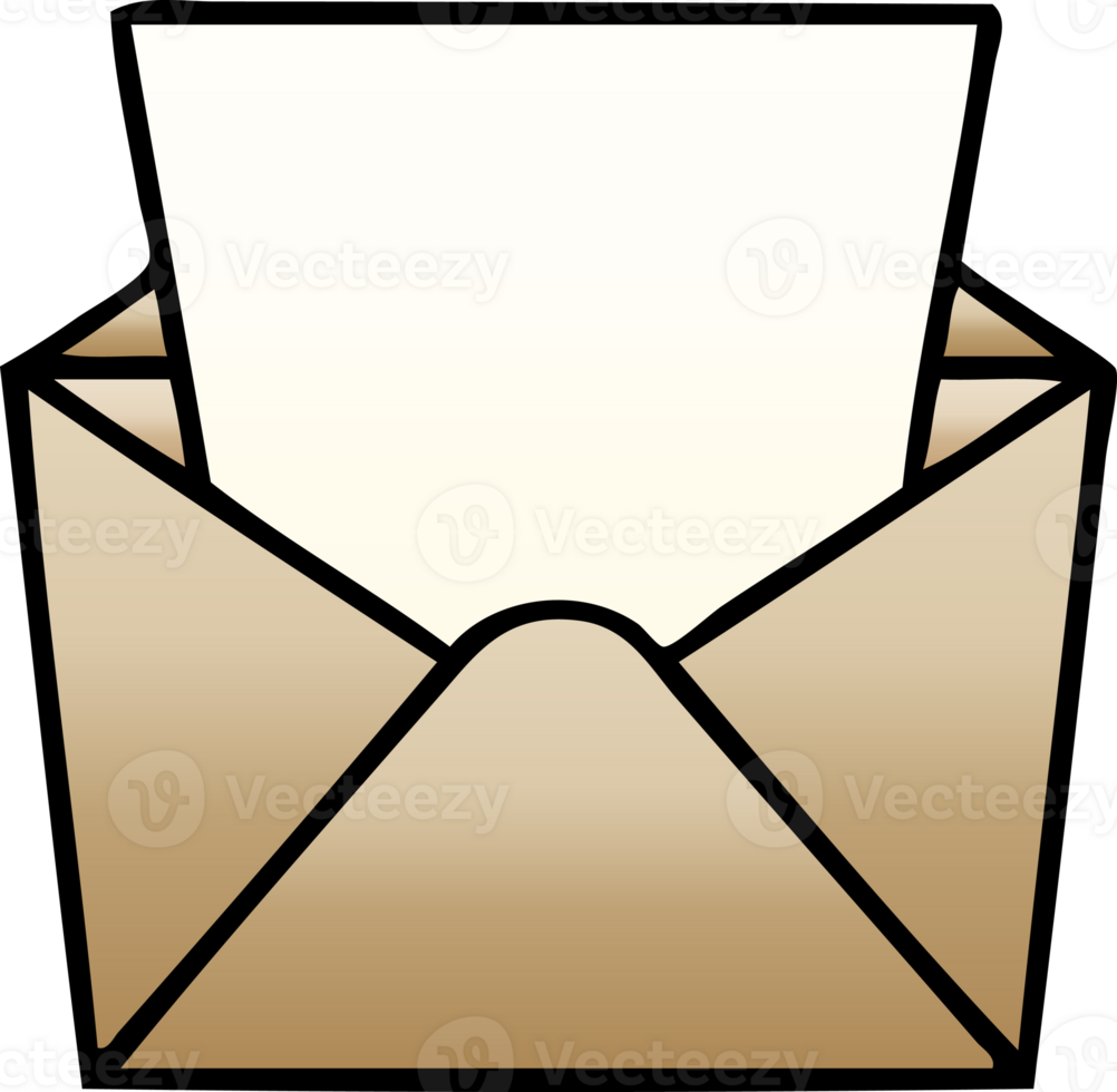 Gradient Shaded Quirky Cartoon Dollar In Envelope 45217125 PNG gradient-shaded-quirky-cartoon-dollar-in-envelope-45217125-png