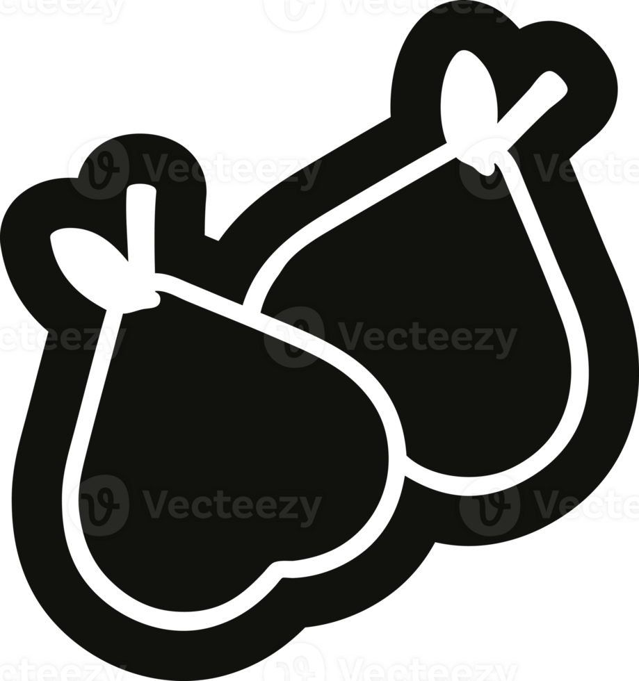 organic pears icon symbol png