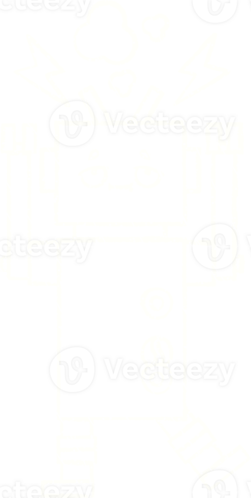 Robot Chalk Drawing png