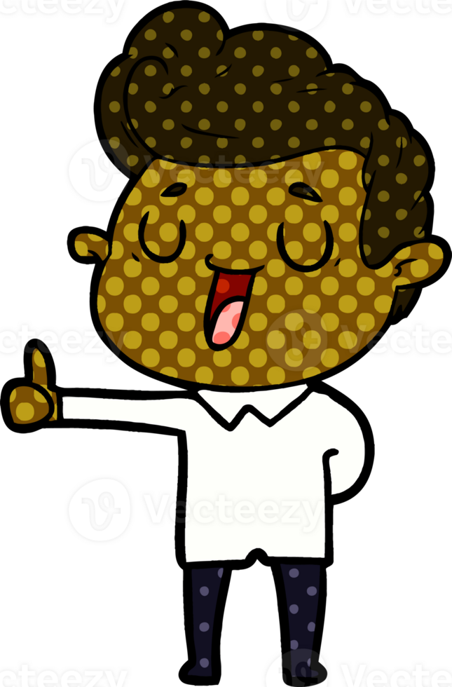 happy cartoon man png