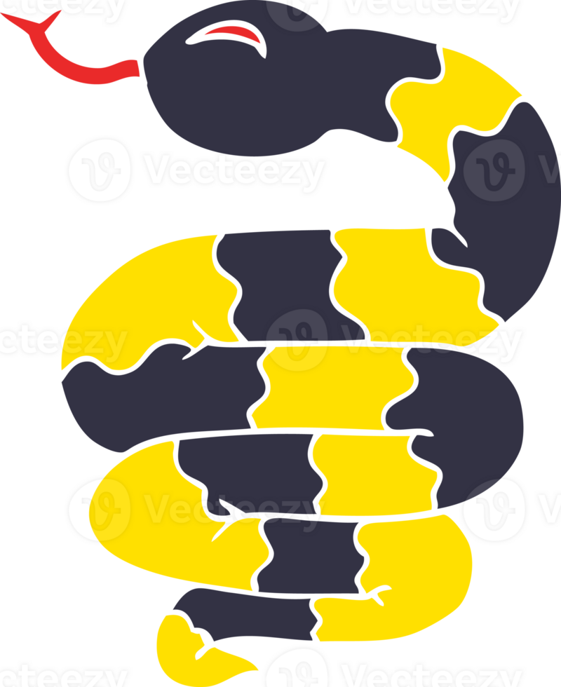 cartoon doodle snake png