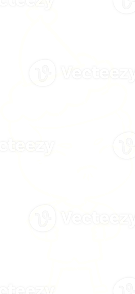 Grumpy Man Chalk Drawing png