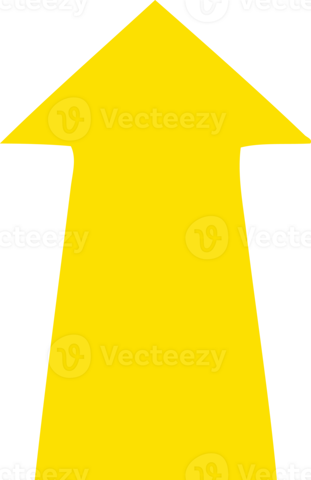 hand drawn quirky cartoon arrow png
