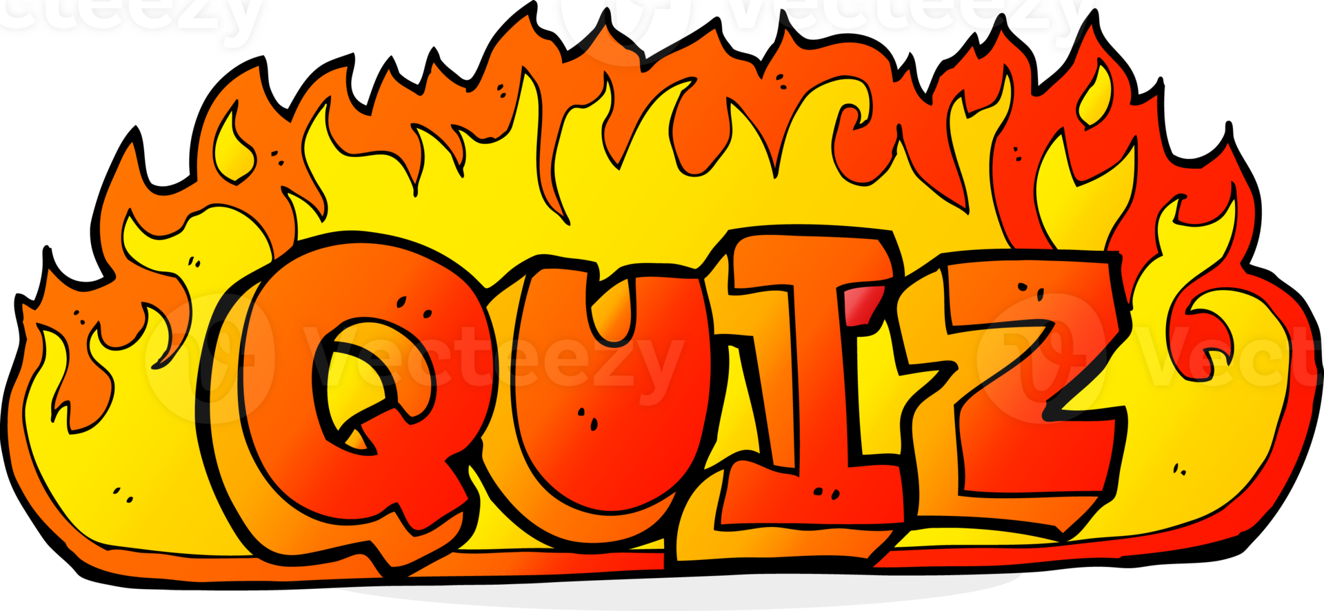 quiz sign cartoon png
