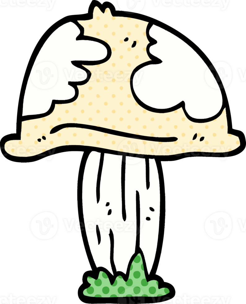 cartoon doodle wild mushroom png