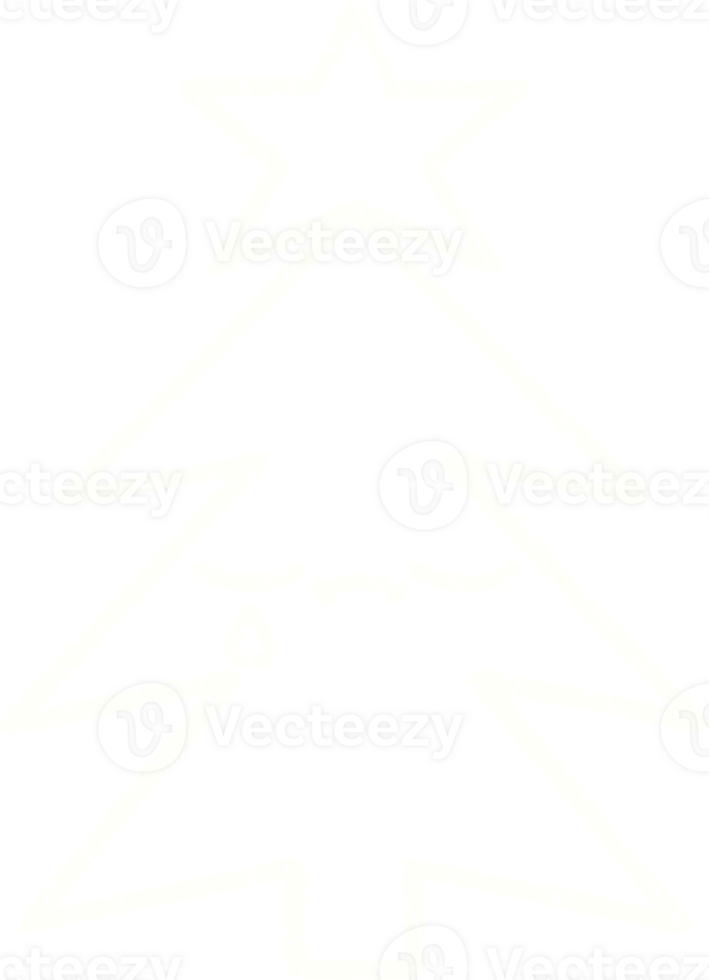 Christmas Tree Chalk Drawing png