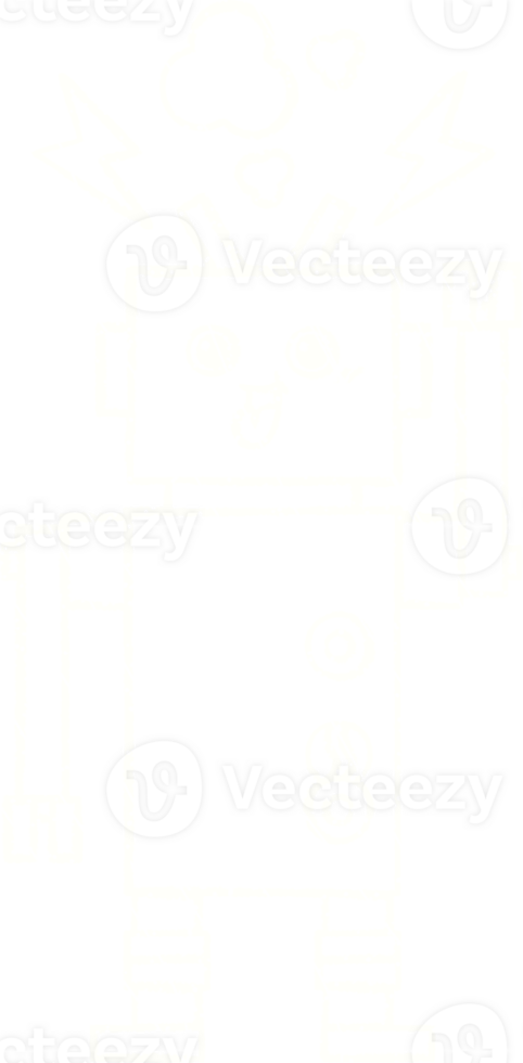 Robot Chalk Drawing png
