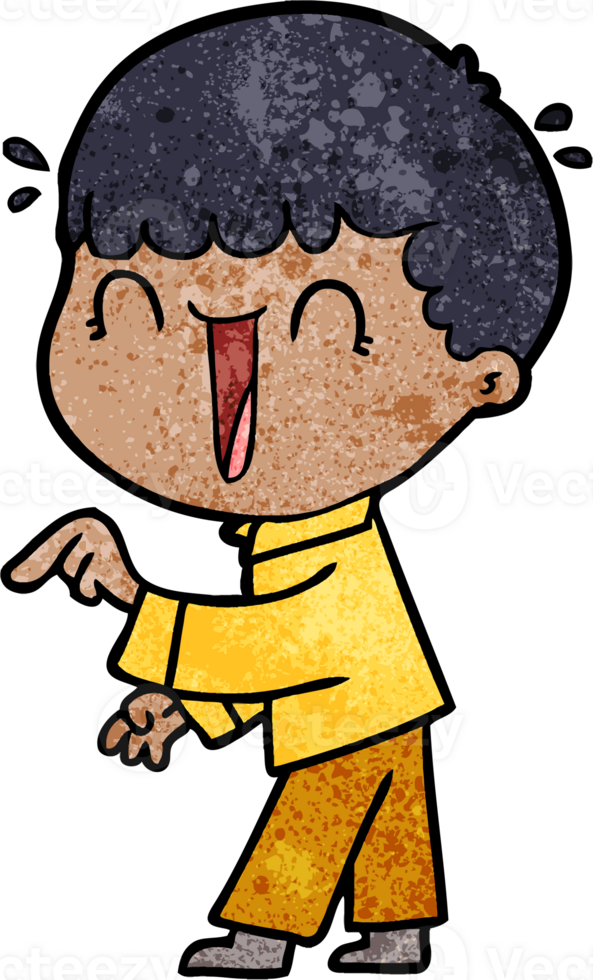 laughing cartoon man pointing finger png