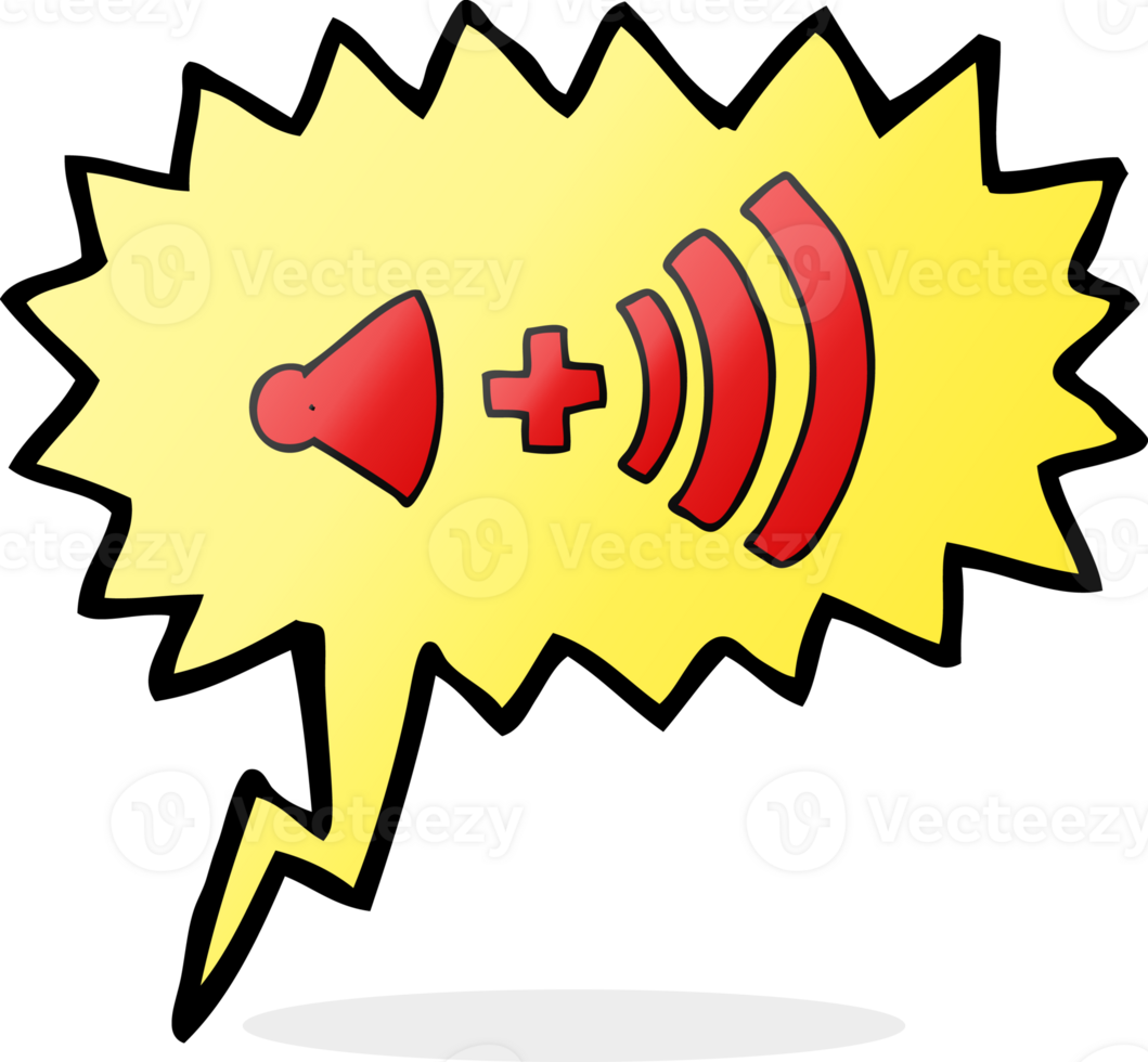 hand drawn speech bubble cartoon volume symbol png