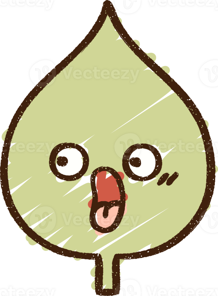 Leaf Chalk Drawing png