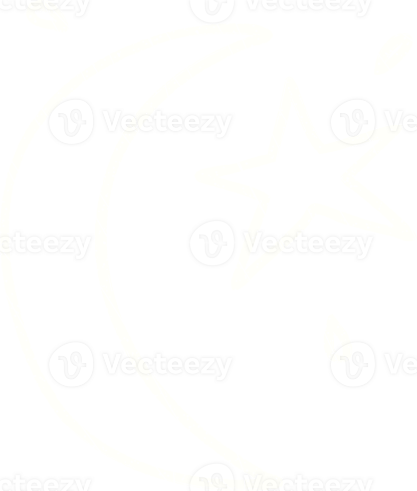 Moon Star Chalk Drawing png