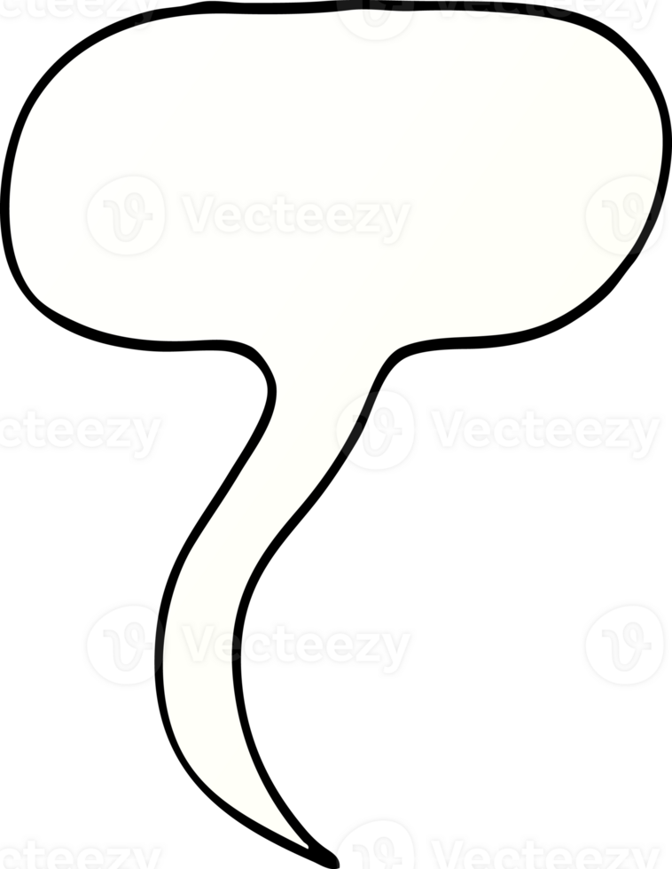 cartoon doodle speech bubble png