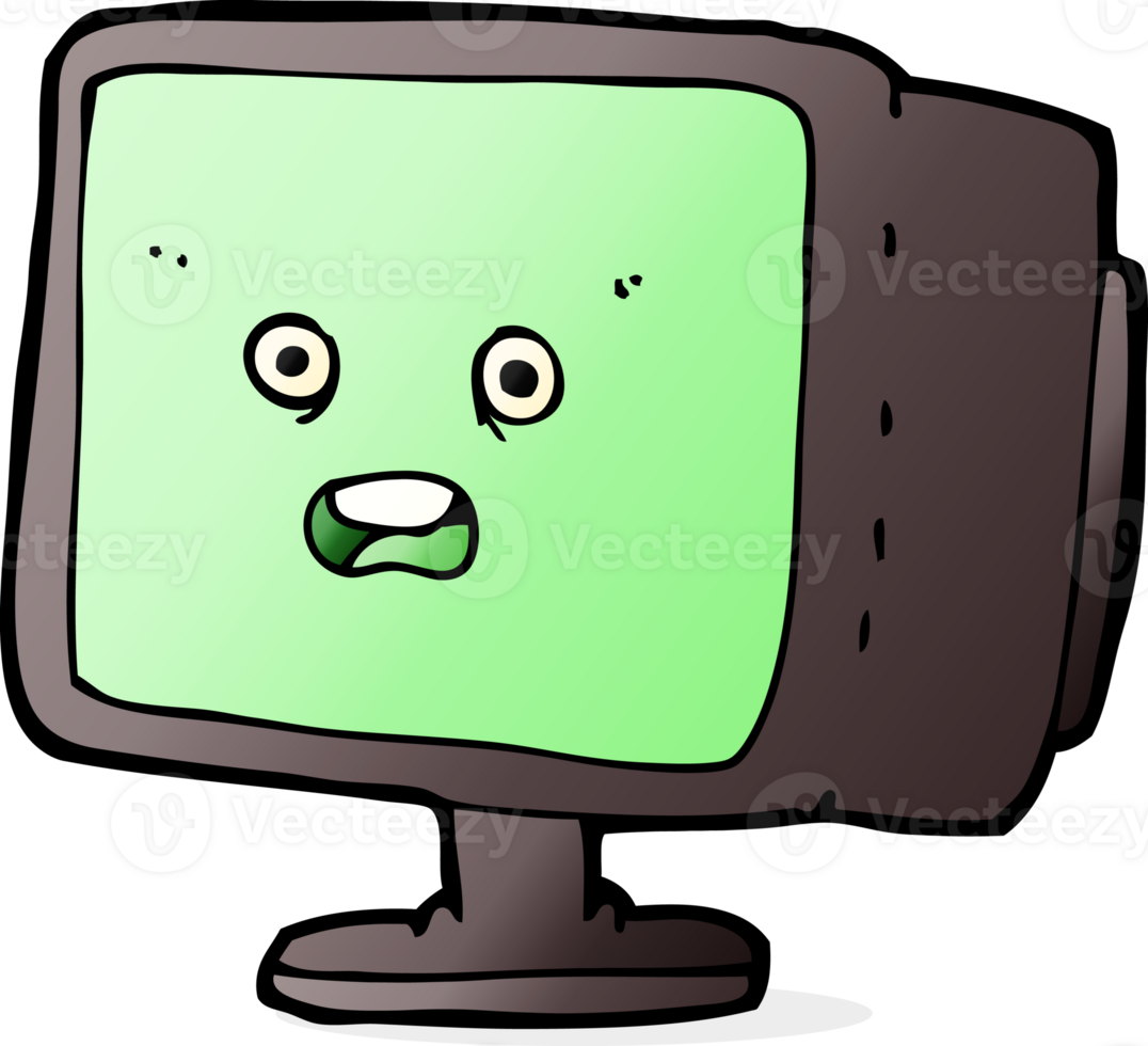 cartoon computer screen png
