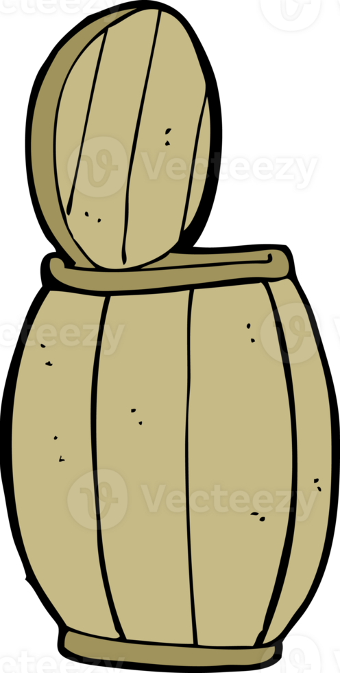 cartoon beer barrel png
