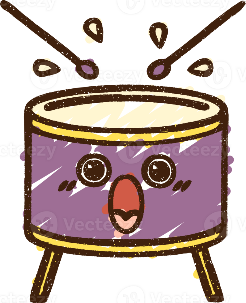 Drum Chalk Drawing png