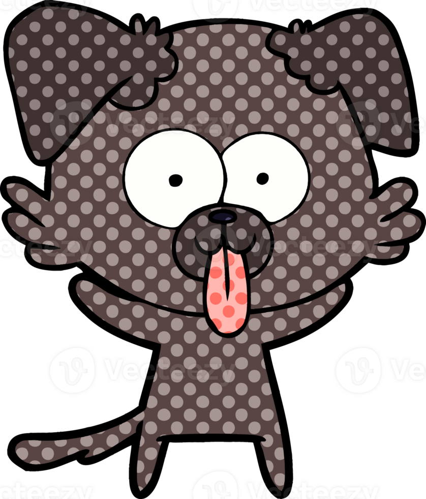 cartoon dog with tongue sticking out png
