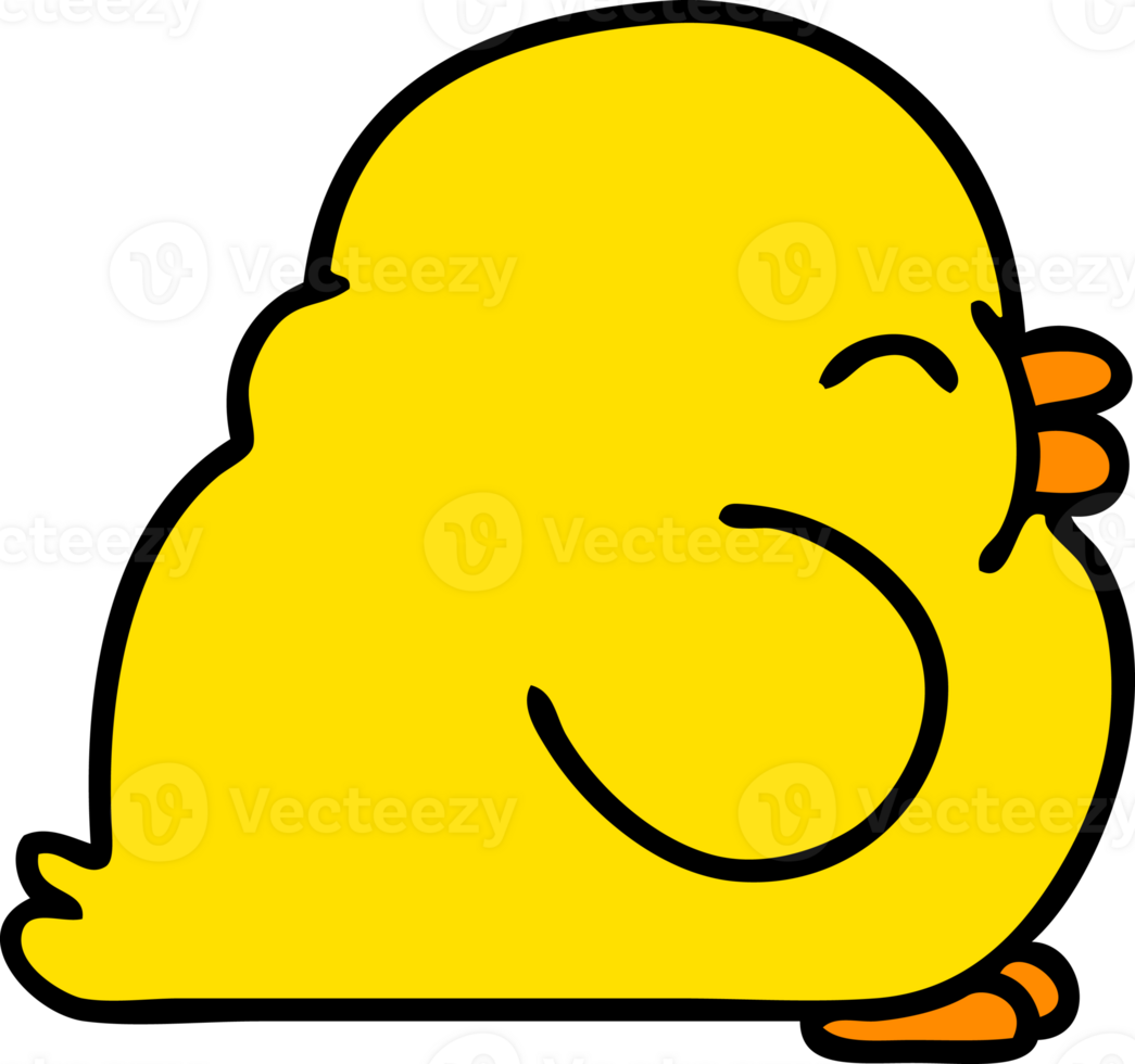 cartoon of a cute fat baby bird png
