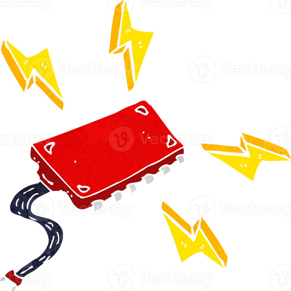 cartoon computer chip png