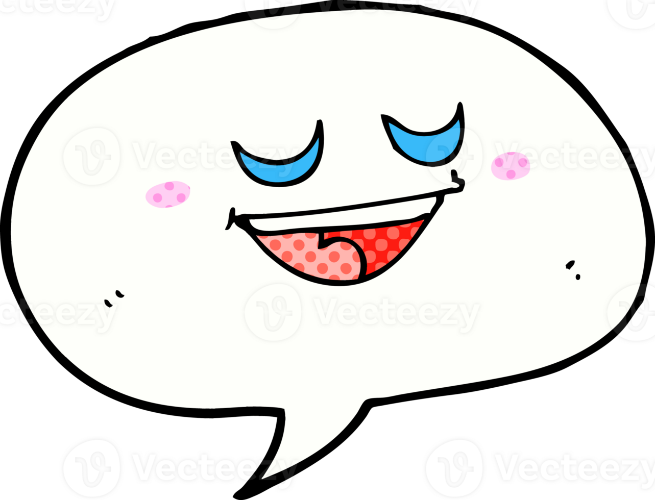 cute cartoon speech bubble png