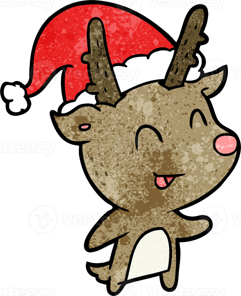 cartoon christmas reindeer png
