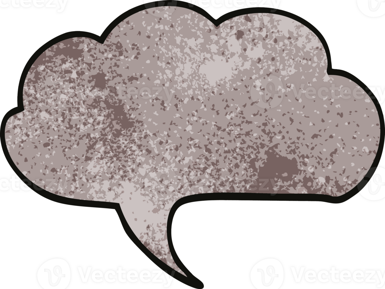 cartoon doodle expression bubble png
