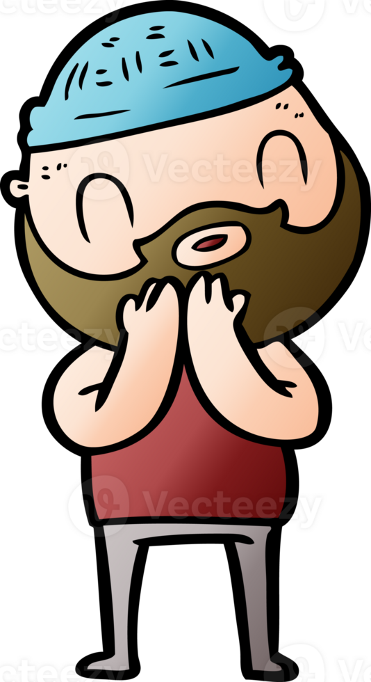 cartoon bearded man png