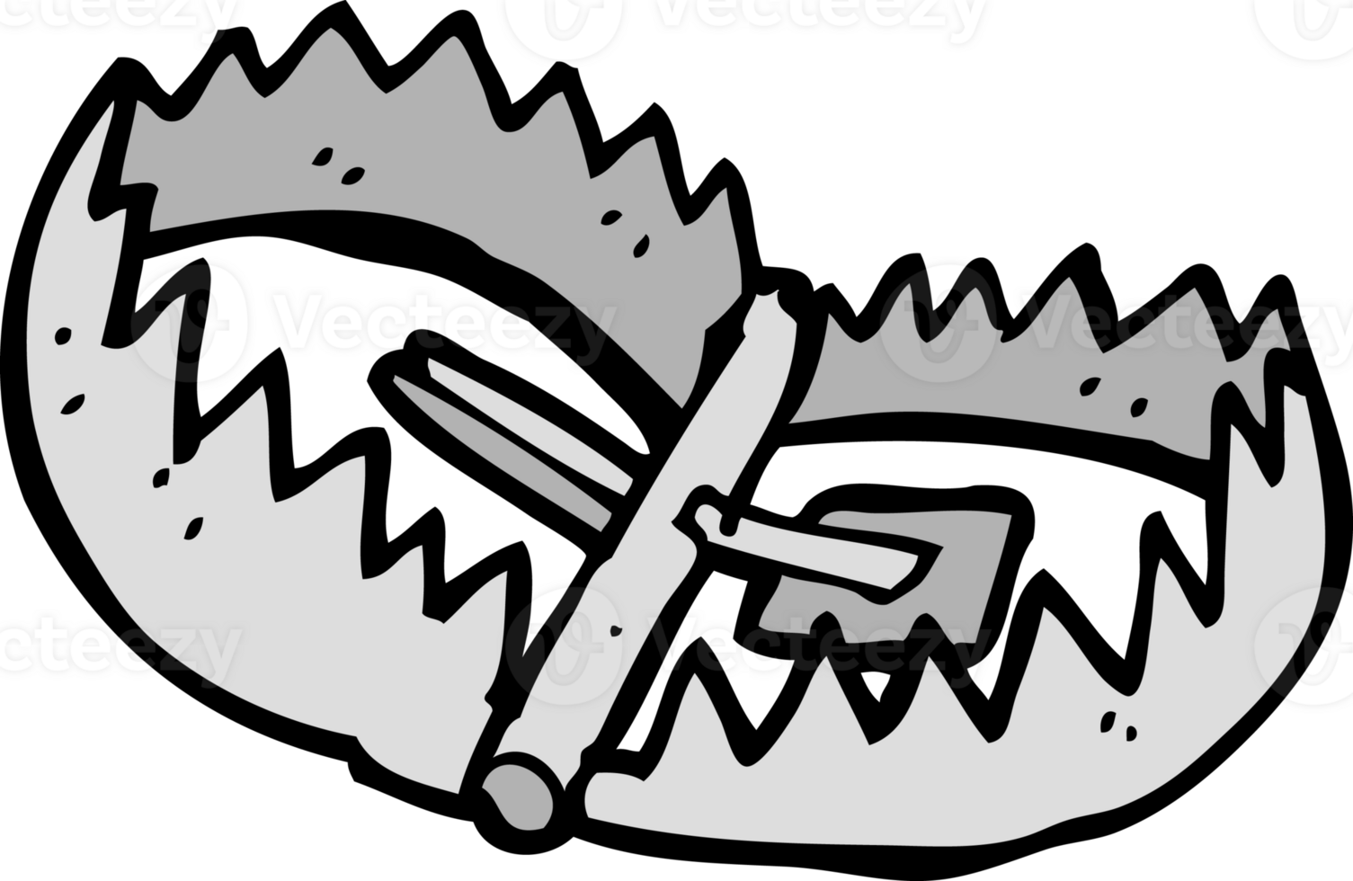 cartoon bear trap png