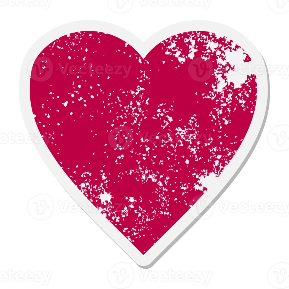 heart symbol grunge sticker png