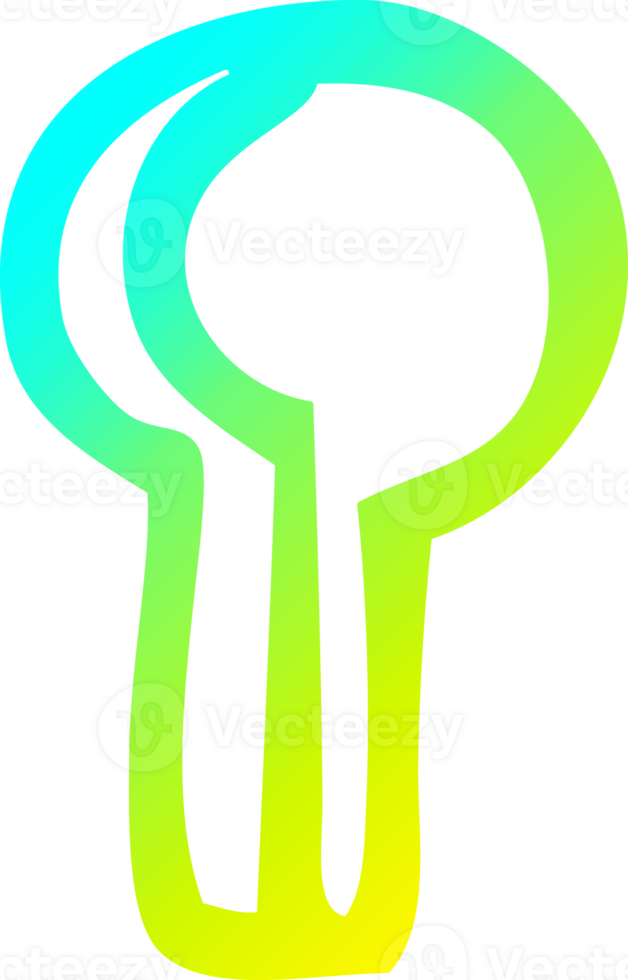 cold gradient line drawing of a cartoon key hole png