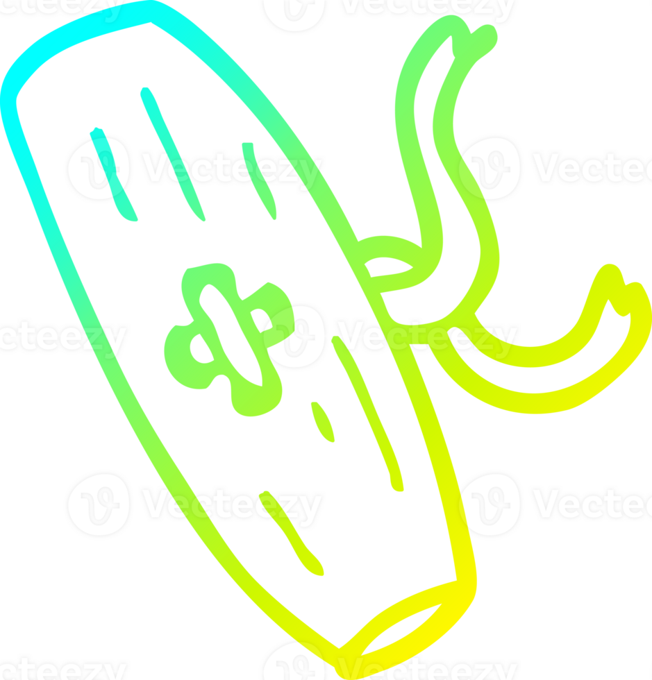 cold gradient line drawing of a cartoon toggle png