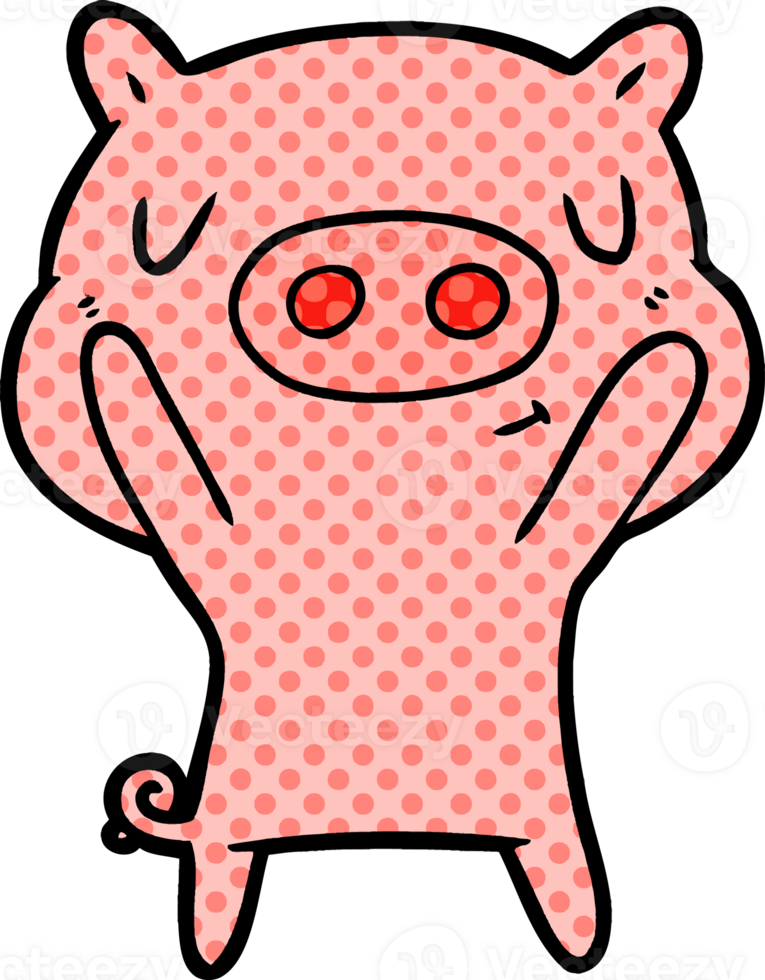 cartoon content pig png