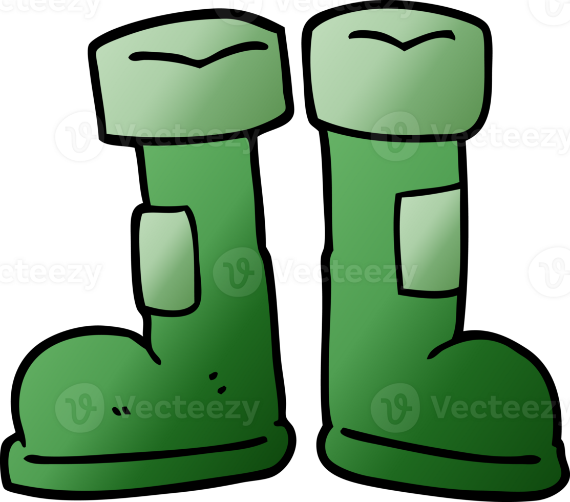 cartoon doodle wellington boot png