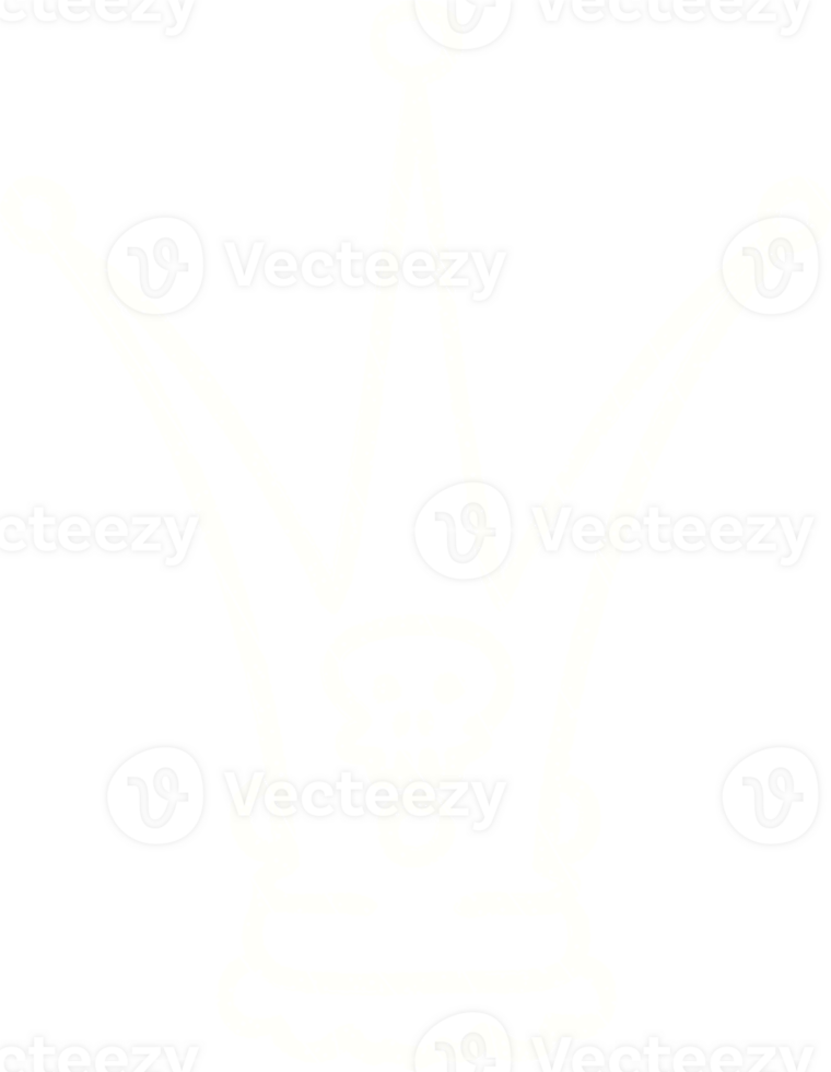 Spooky Crown Chalk Drawing png