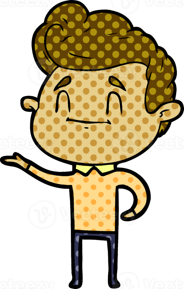 happy cartoon man png