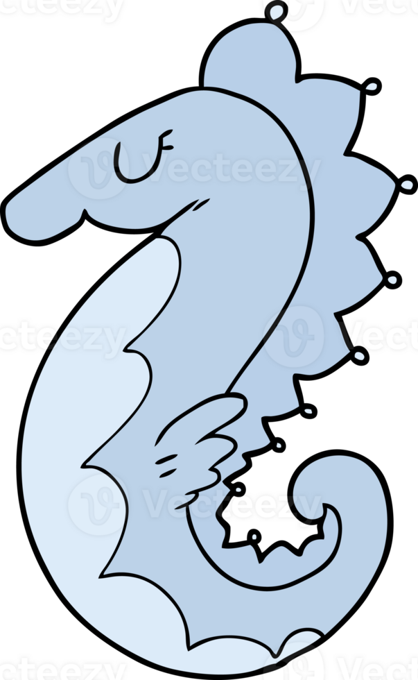 cartoon sea horse png