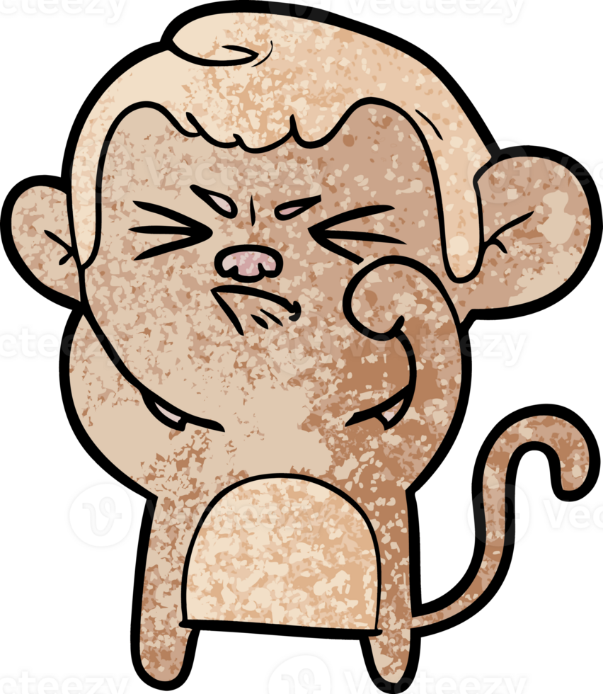cartoon angry monkey png