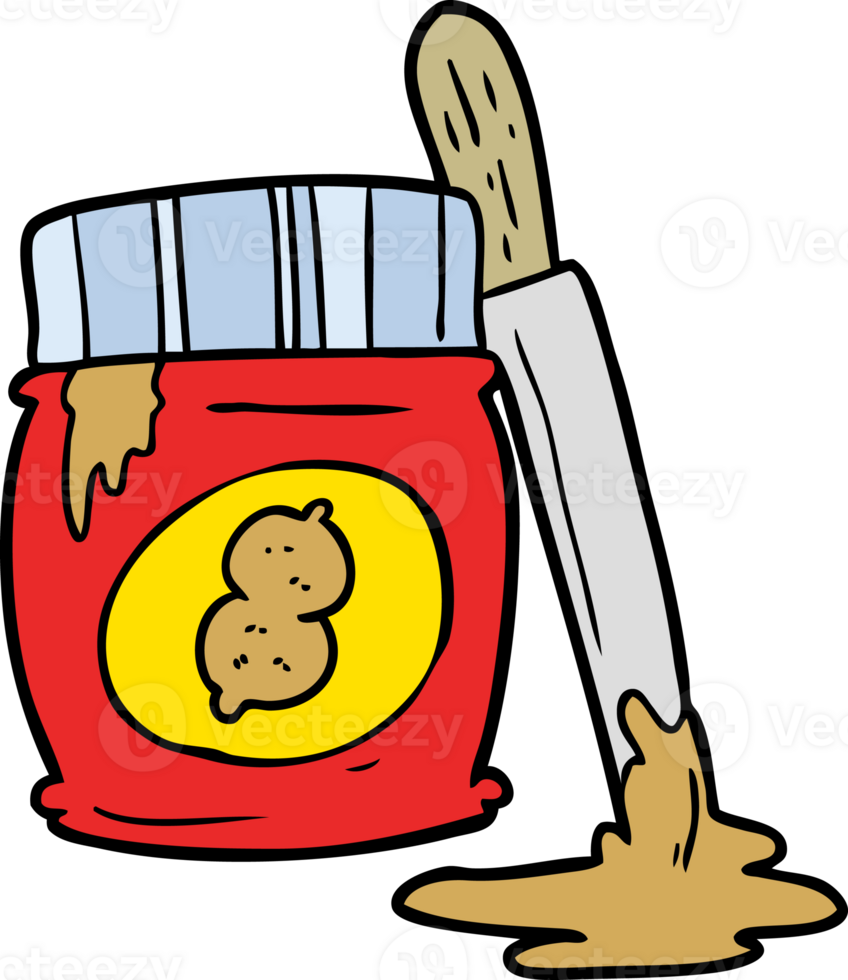 cartoon jar of peanut butter png