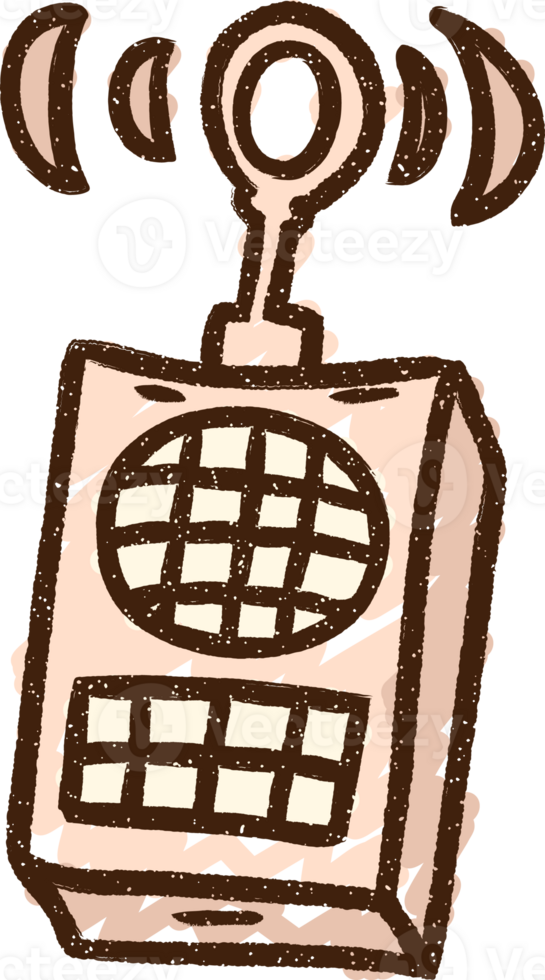 Walkie Talkie Chalk Drawing png