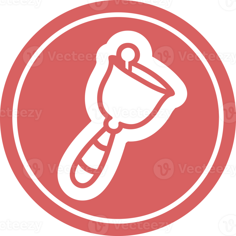 hand bell circular icon symbol png