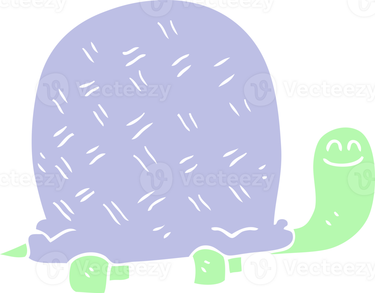 flat color illustration of turtle png