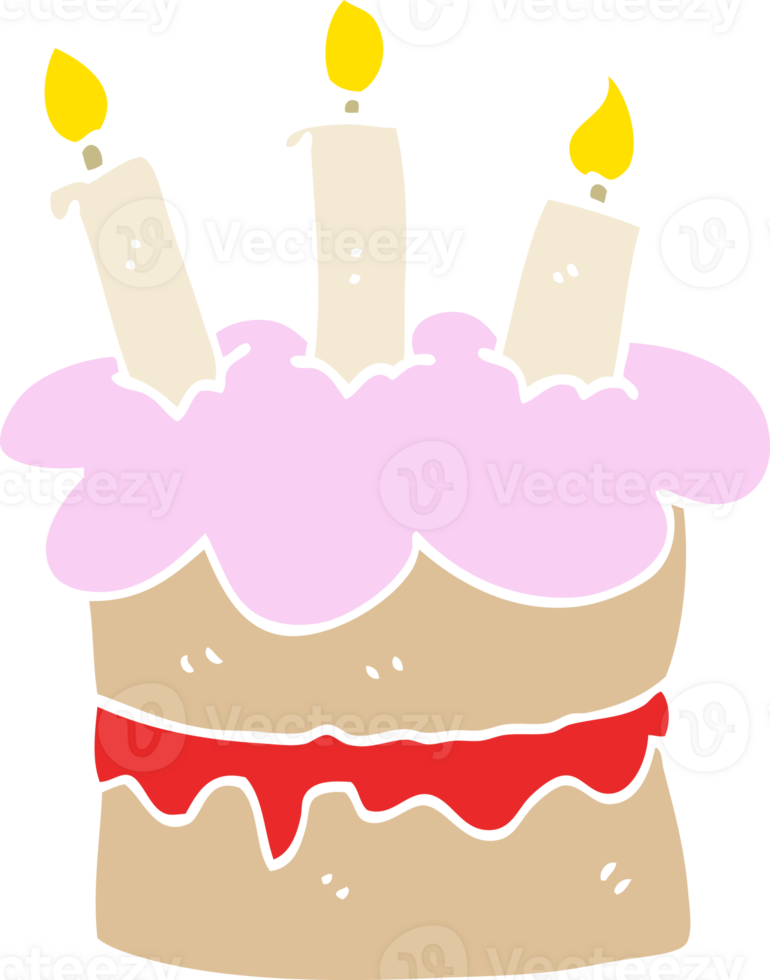 cartone animato scarabocchio compleanno torta png