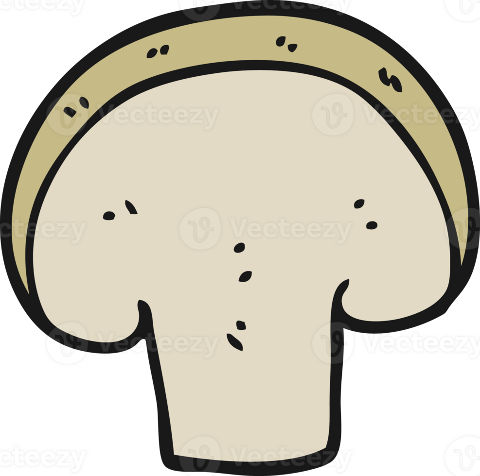 cartoon mushroom slice png
