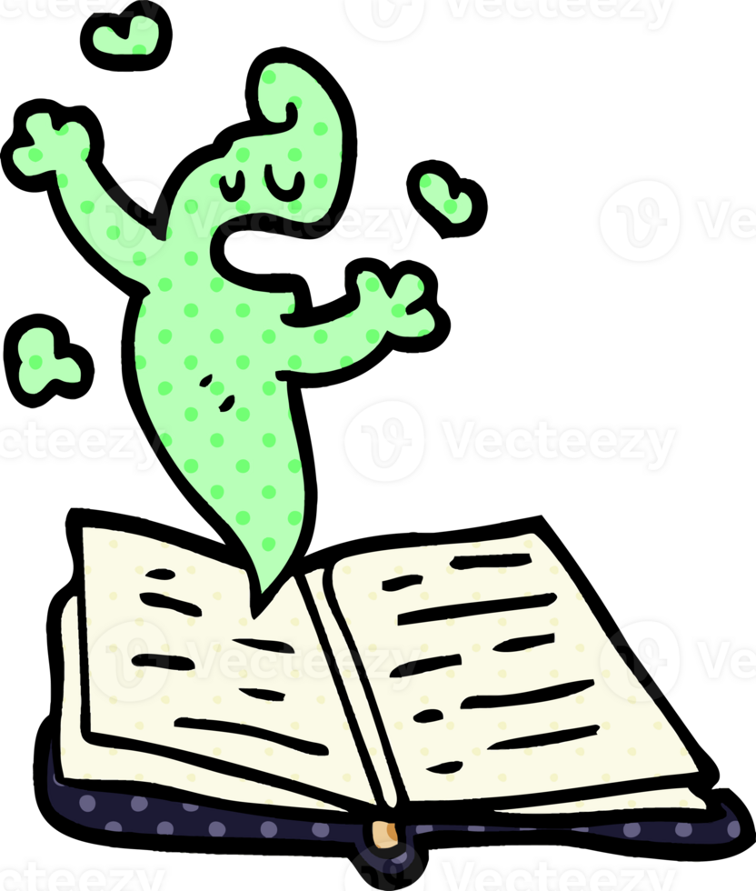 cartoon doodle ghost story png