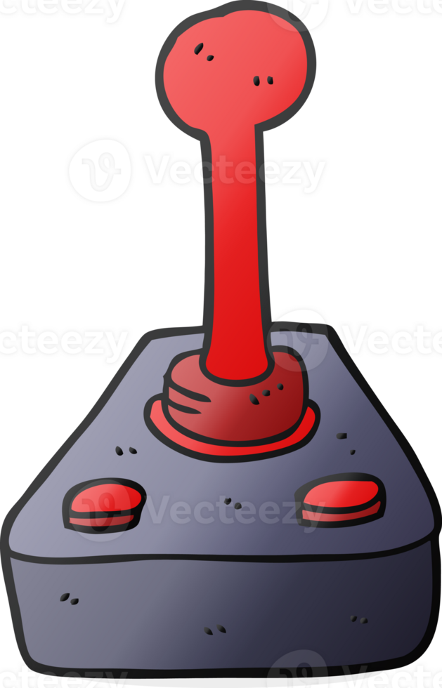 hand drawn cartoon joystick png