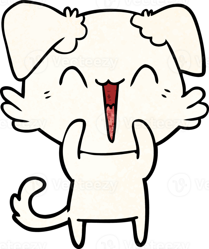 happy little dog cartoon png