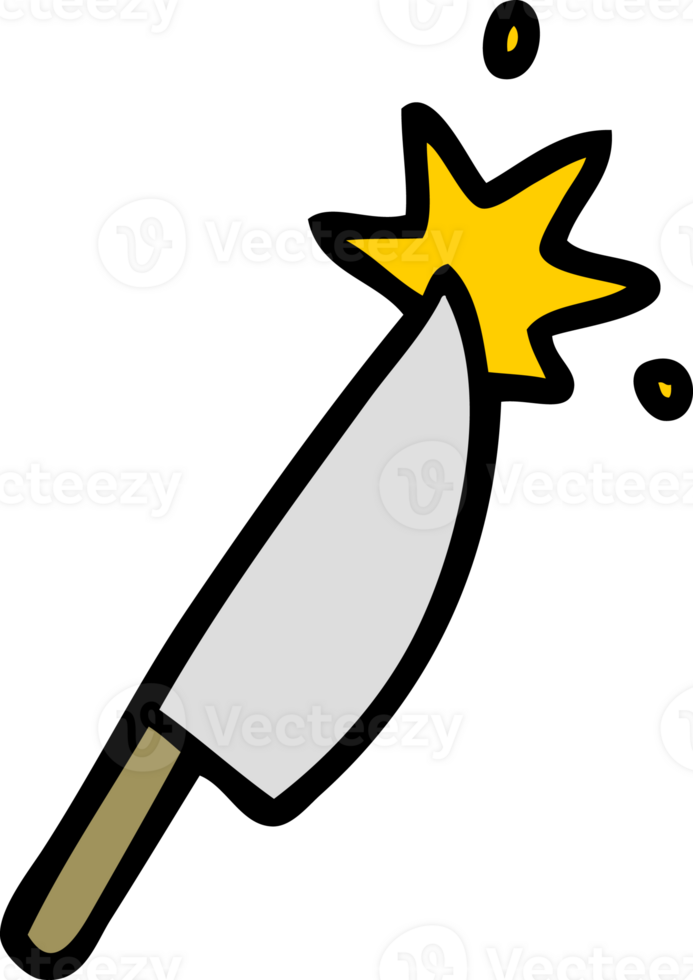 cartoon sharp knife png