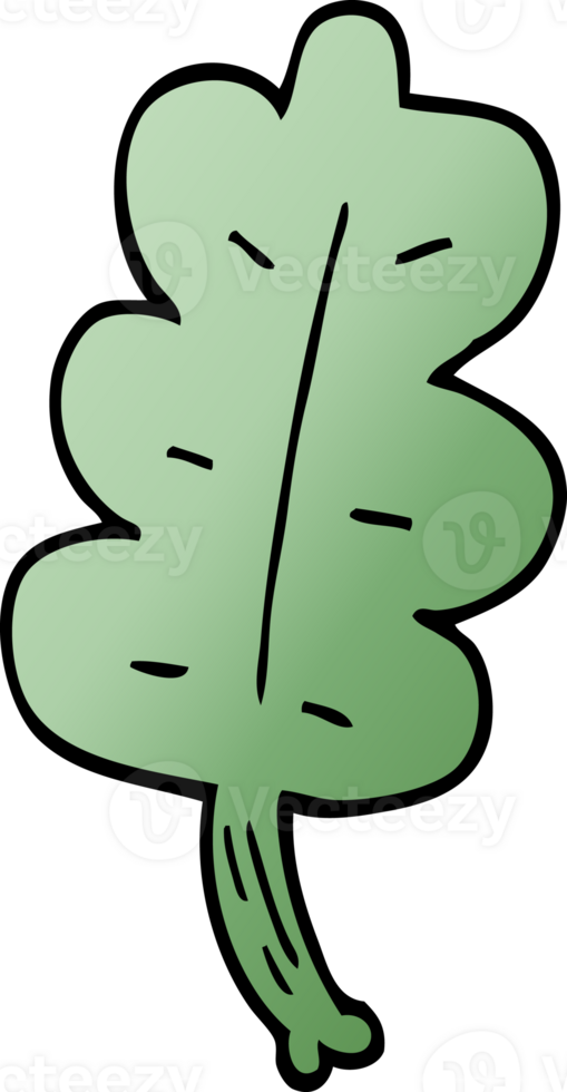 cartoon doodle leaf png