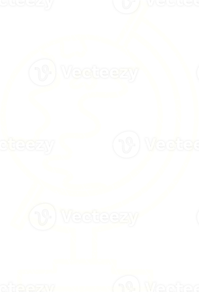 dibujo de tiza de globo png